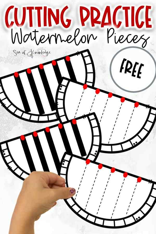 Preschool cutting pages are an essential tool for children to develop their fine motor skills. These pages provide a guided practice for children to learn how to use scissors and cut along lines. Watermelon themed guided practice cutting strips are a fun and engaging way to introduce children to cutting pages.