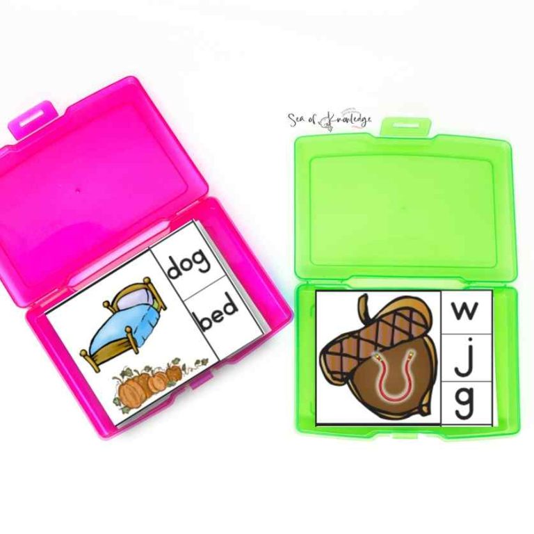 Task Boxes for Special Education: Download a Set of Fun and Free Fall ...