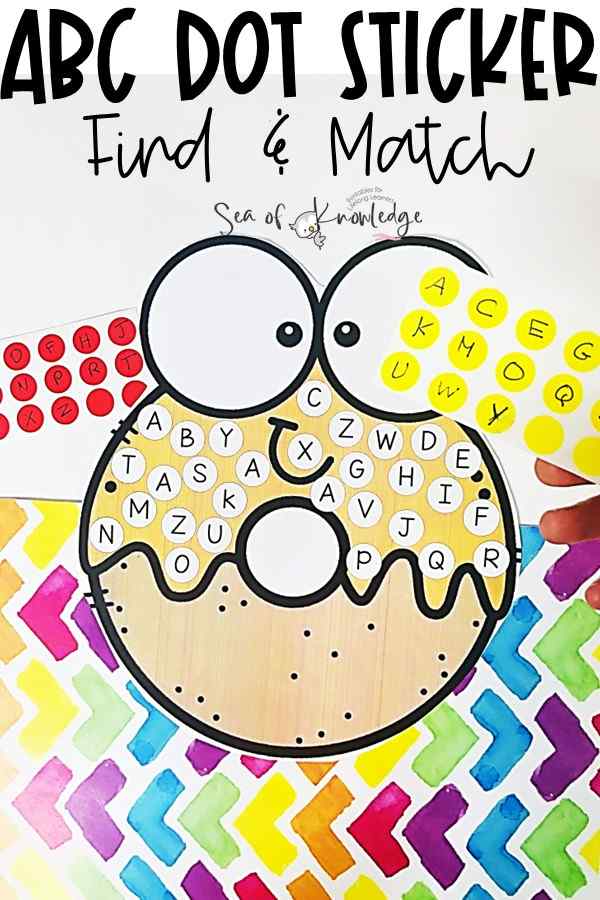 I want to dive into a fantastic and engaging way to teach your little ones the alphabet: dot stickers! This alphabet printable pdf is so easy to use! Get the free donut themed printable here.