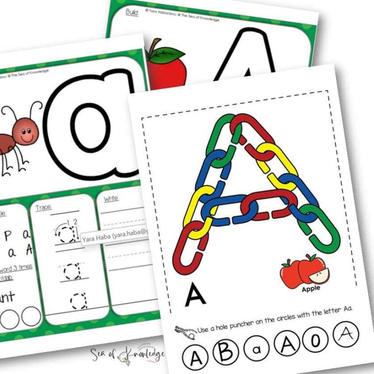 Preschool Letter A Activities and Printables: Exploring the Alphabet in Fun and Creative Ways