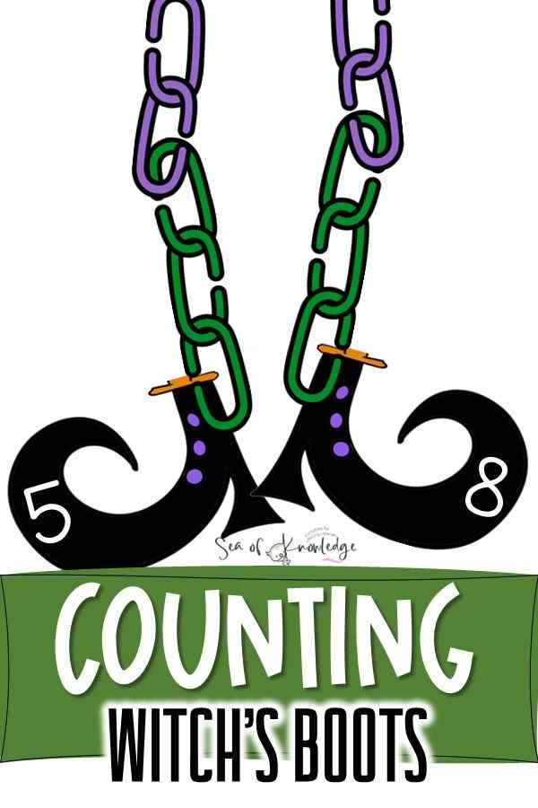 👻 Elevate Your Halloween Classroom Fun with Witchy Numbers: Halloween Counting Activity for Kids! Dive into the world of one-to-one correspondence with our Halloween Counting Activity! Using witch boot cards and plastic link chains, this engaging activity not only builds the witch's leg but also enhances fine motor skills and counting proficiency.