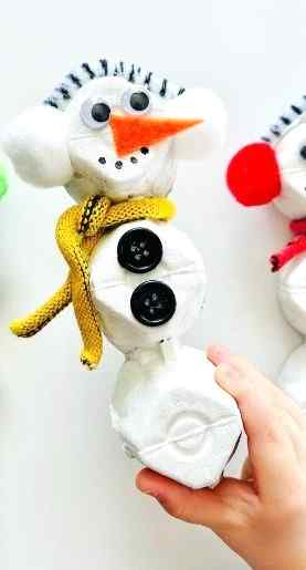 Ideal for classrooms or cozy afternoons at home, this Snowman Egg Carton Craft combines winter magic with hands-on learning.