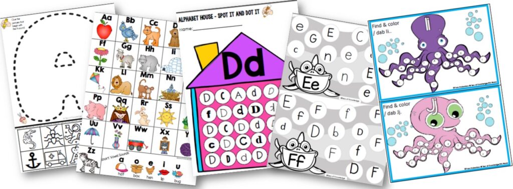 Looking for fun printable alphabet games? Try our crack the code A-Z printable, Halloween candy jar ABC matching, and turkey in disguise letter matching! Perfect free printable alphabet games for engaging letter practice. Download your alphabet matching printables now!