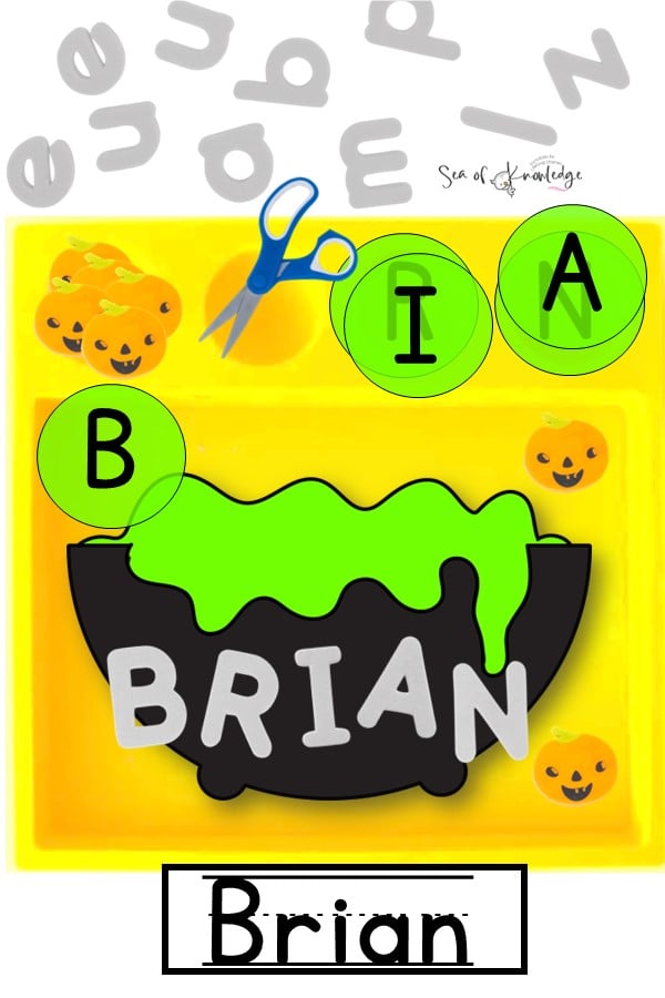 Celebrate the season with a Preschool Halloween activity that combines creativity and learning! This cauldron name craft is ideal for Halloween crafts for preschoolers and is perfect for an easy and fun October craft.