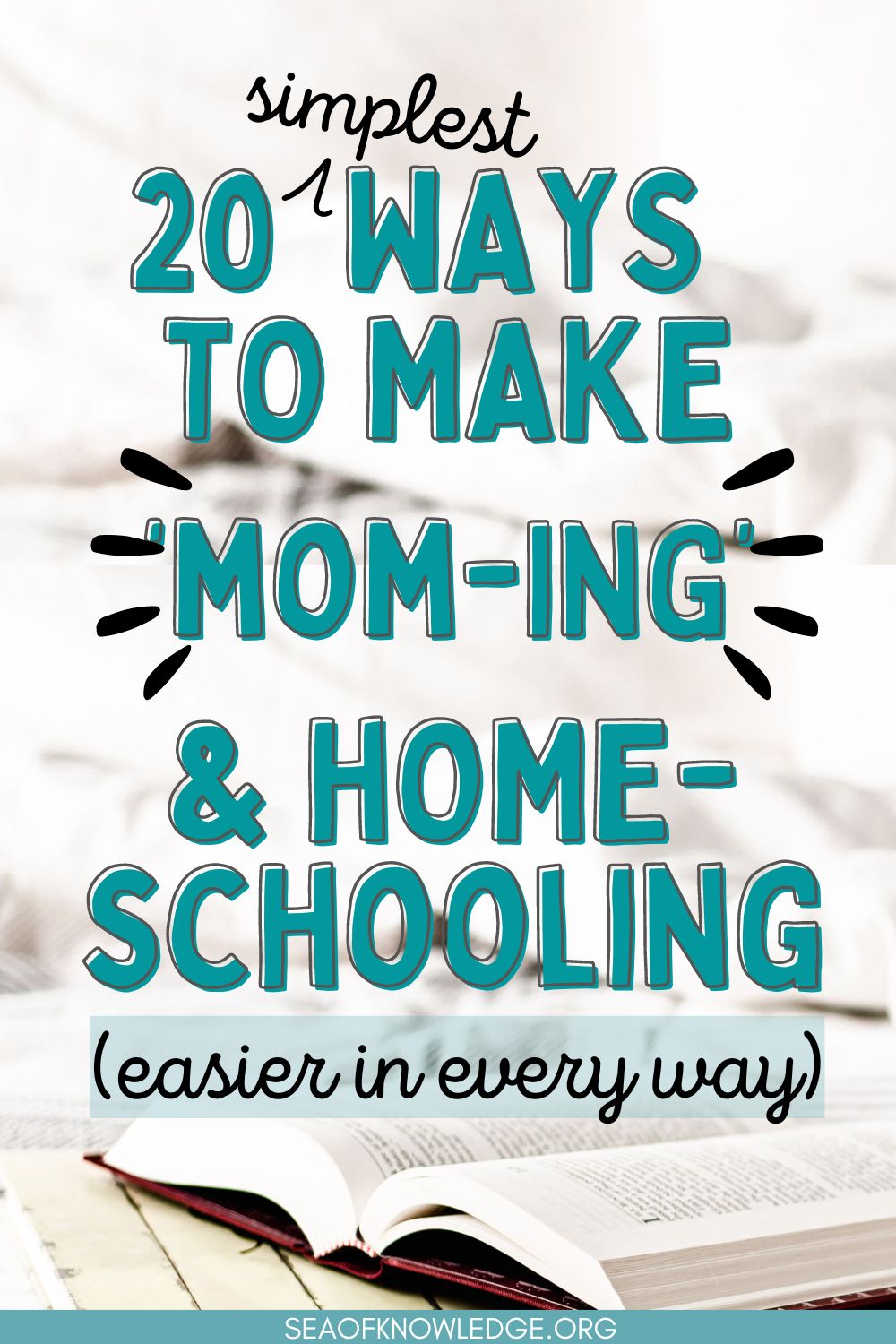20 Top Tips for a Single Homeschool Mom (300 moms vouch for)