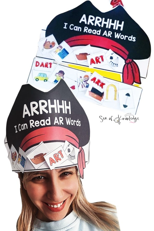 AR words crown printable