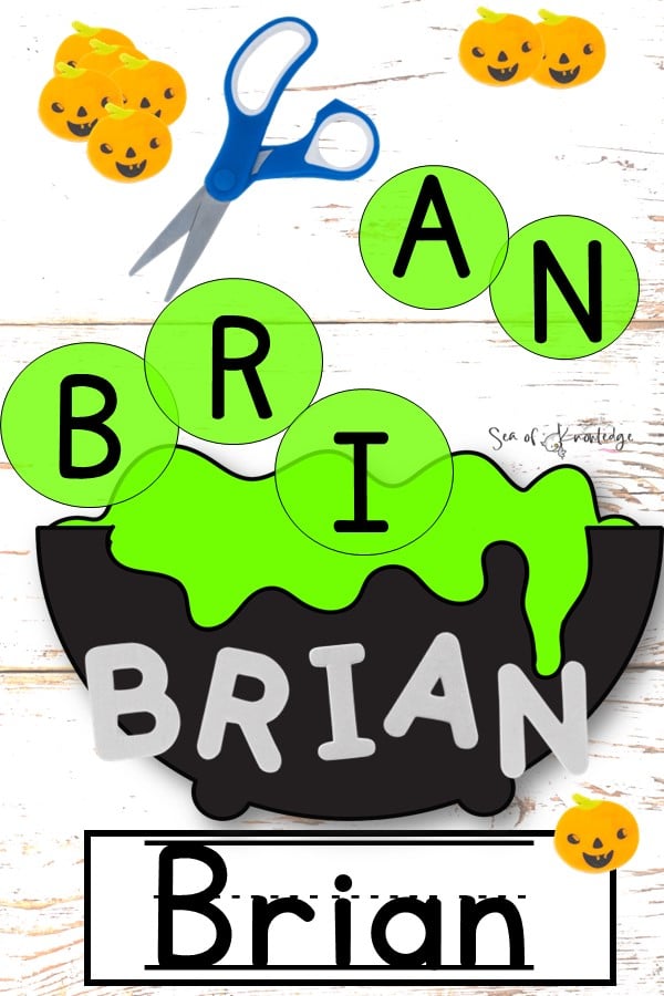 Celebrate the season with a Preschool Halloween activity that combines creativity and learning! This cauldron name craft is ideal for Halloween crafts for preschoolers and is perfect for an easy and fun October craft.