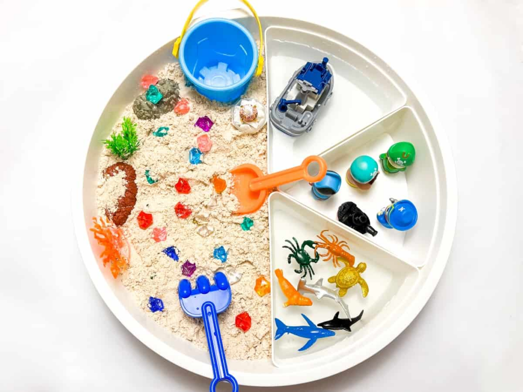 pirate sensory bin