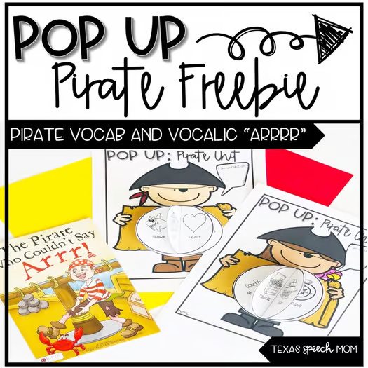 pirate speech therapy activity