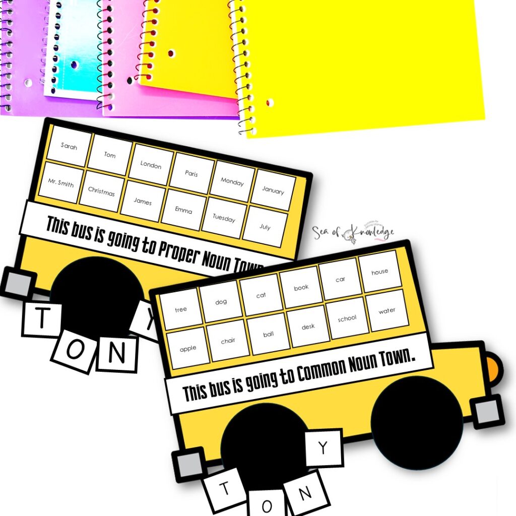 These proper noun lesson ideas are sure to engage your kids! Grab your free template inside!