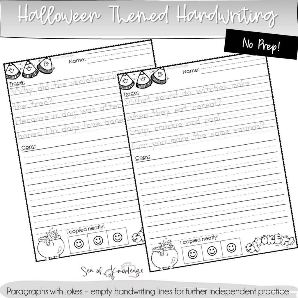 Get ready for spooky fun with our Preschool Halloween Worksheets! These engaging and educational activities are perfect for adding a festive touch to your preschool lessons. From Halloween tracing worksheets to find your Halloween name activities, our collection offers a variety of worksheets that help young learners develop essential skills while celebrating the season. With over 100 worksheets and activities, you’ll find everything you need to make your Halloween-themed lessons both educational and exciting!