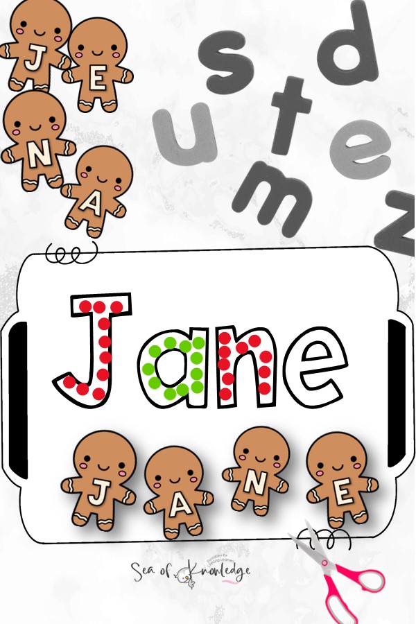 Gingerbread Editable Name Writing Posters
Help little learners practice name writing with these adorable gingerbread-themed posters. Fully editable and great for a holiday bulletin board, this activity makes name practice sweet and fun!
