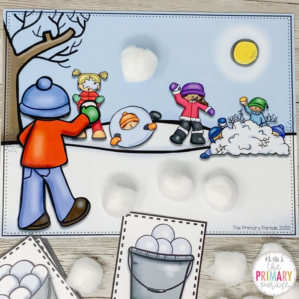Counting Snowballs
Add a sprinkle of winter magic to math time! This counting activity uses “snowballs” to practice number recognition, counting, and fine motor skills. It’s simple, interactive, and perfect for preschoolers and kindergartners.