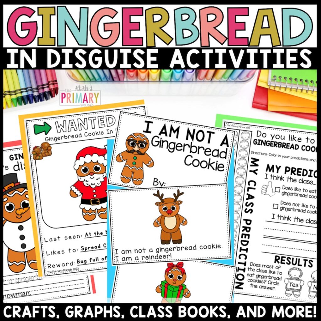 Disguise a Gingerbread Man: Honestly, the disguises these kids come up with crack me up. Last year, I had a gingerbread man dressed as Santa and a ninja. The creativity is next-level.