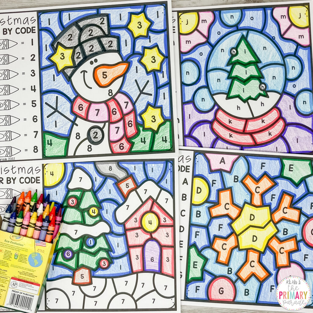 Christmas Color Worksheet
Keep it simple with this coloring worksheet that’s great for quiet time or a festive brain break. Perfect for all ages! 