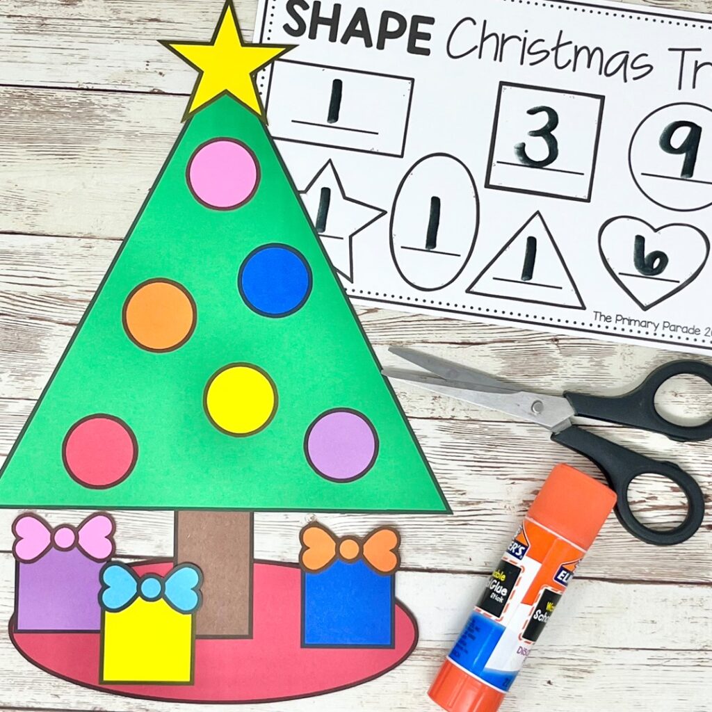Christmas Tree Shape Craft
Teach shapes in a jolly way with this simple yet creative Christmas tree craft. Kids will love building their trees while learning basic geometry.