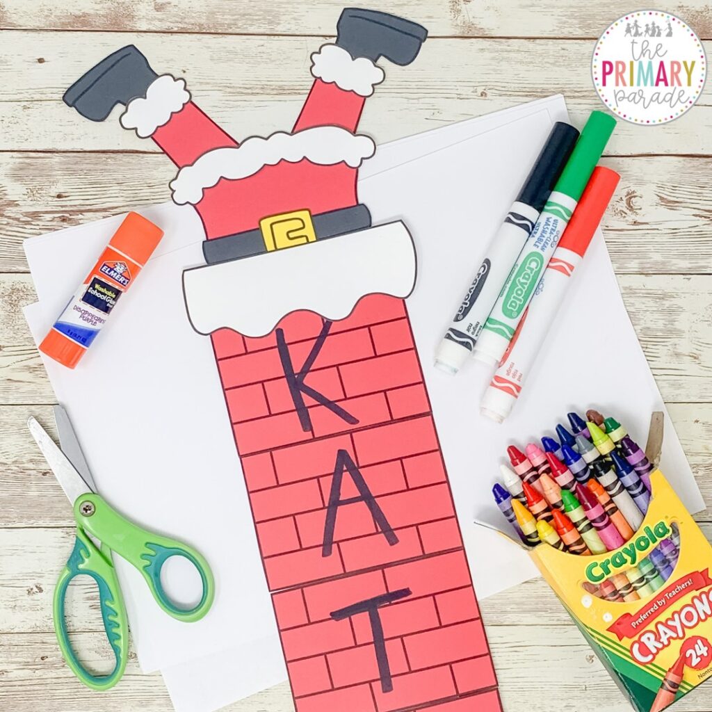 Santa Name Craft
Spread holiday cheer with this fun Santa-themed name activity! Perfect for bulletin boards, this craft combines creativity and name practice in one festive project.