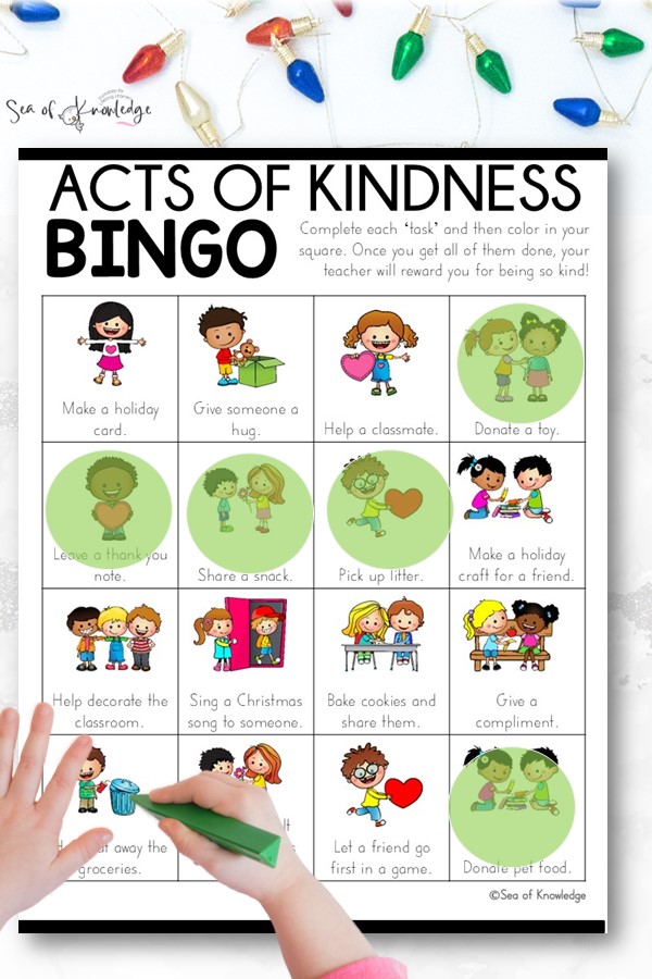 Secret Santa Acts of Kindness Bingo SEL
Make the holiday season meaningful with this Kindness Bingo Challenge. Packed with thoughtful acts, it encourages kids to spread joy and kindness while developing social-emotional skills. Perfect for classrooms or home, this printable fosters empathy in a fun and festive way!