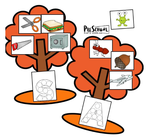 This fall-themed SATPIN phonics letter sound activity is designed for struggling students who need extra practice with letter sounds.