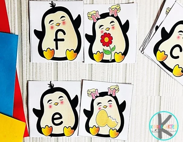 The Penguin Beginning Sounds Match activity is a fun and engaging way for students to practice letter recognition and letter sounds.