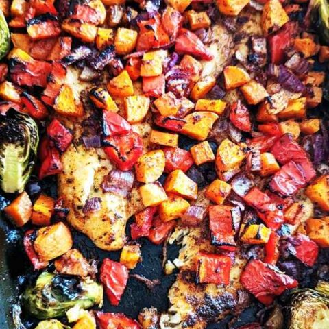 Sheet Pan Fish and Veggies - Frozen Fish Fillets in Oven