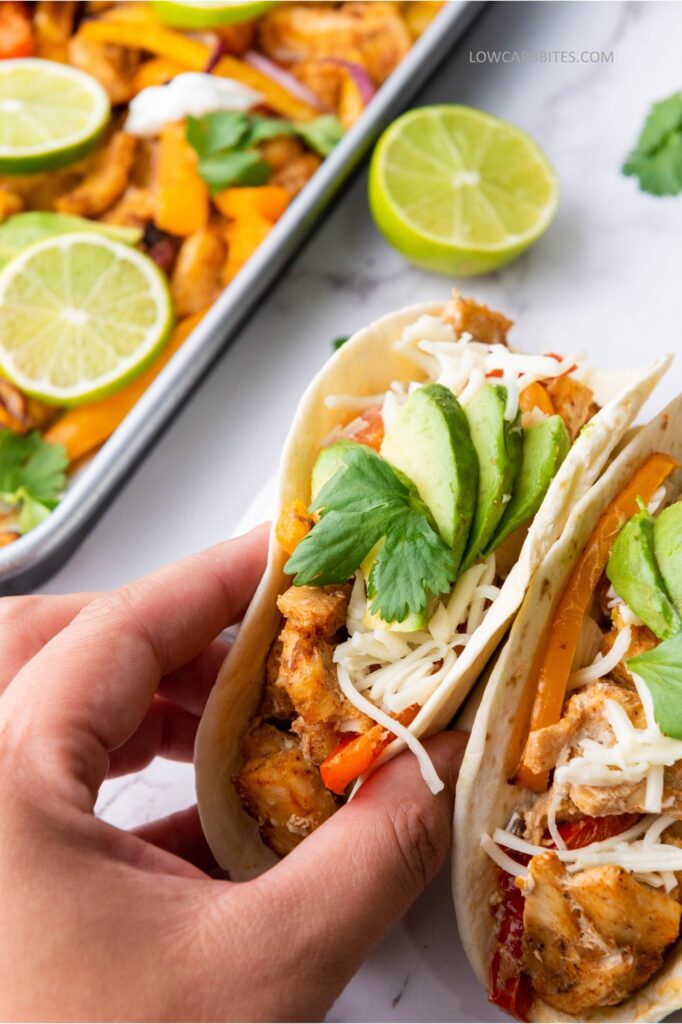 Exhausted after work? These easy sheet pan chicken tacos are the no-fuss, no-mess dinner you need! Packed with flavor, protein, and zero stress—just toss, bake, and enjoy. Perfect for busy teachers, parents, and taco lovers alike!