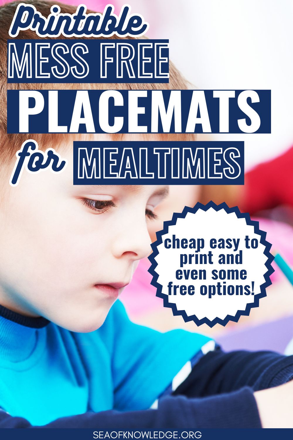 How I Keep Mealtimes Fun (and Mess-Free) with Printable Placemats