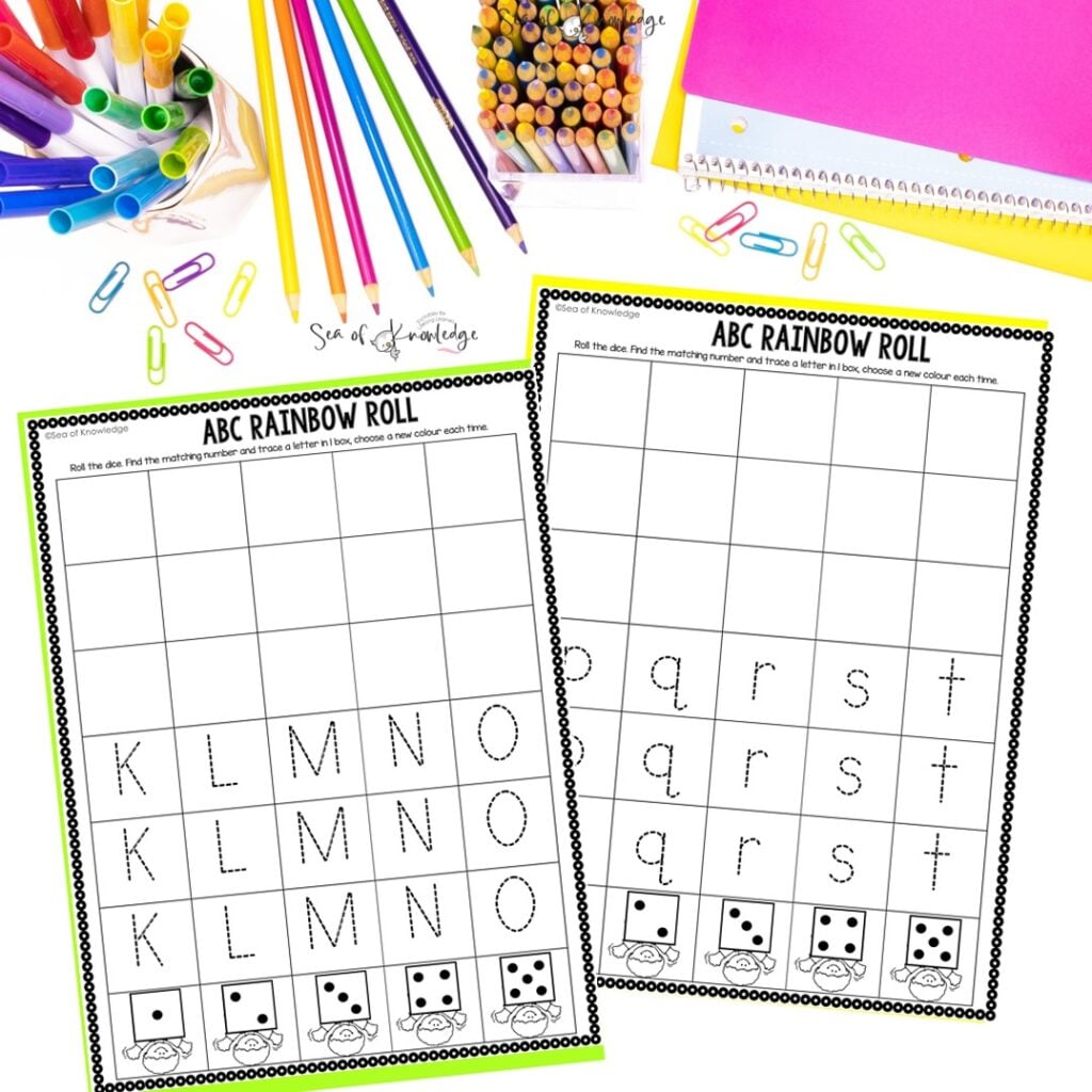 Special education spring morning work packet with differentiated worksheets on letters, numbers, CVC words, and social skills for preschool to second grade.