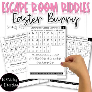 These super fun Easter Bunny theme escape room printables are a great way to get kindergarten kids excited about the letter ID while also working on literacy skills. 