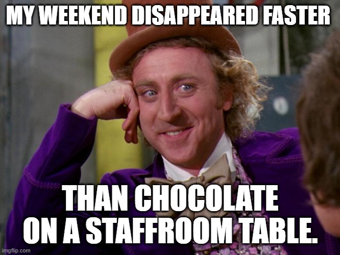 quote about the reality of Monday mornings for teachers, coworkers, and coffee lovers alike.