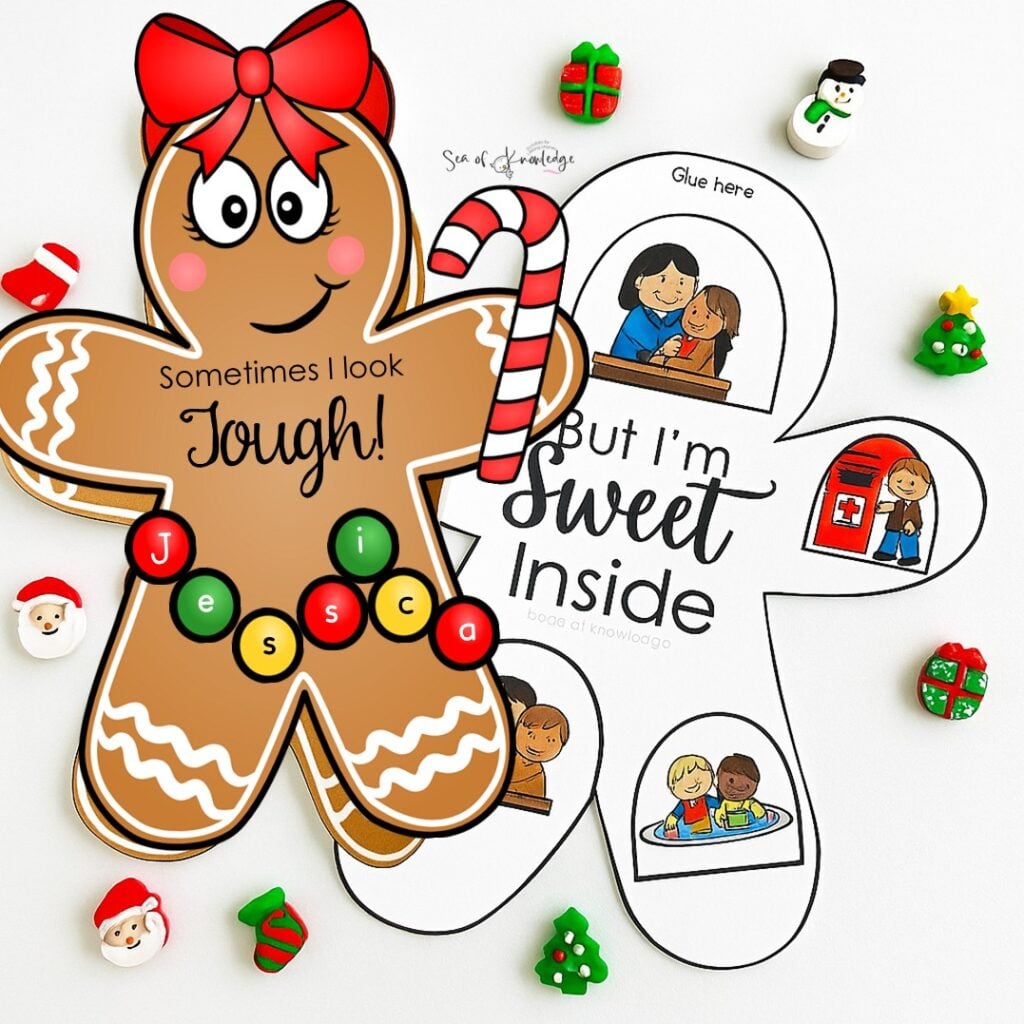 Looking for a fun way to teach kids kindness this season? This adorable SEL gingerbread craft helps children reflect on what makes them sweet inside while learning about kindness and compassion.