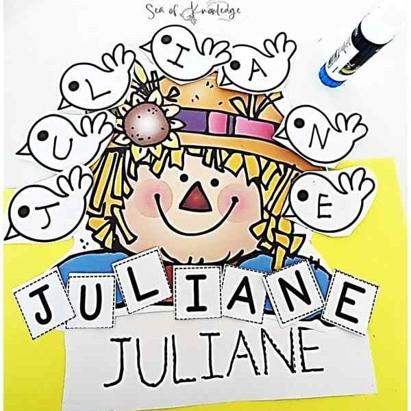 Explore Fun Fall Crafts with Our Scarecrow Paper Craft for Kids! 🍂🎃 Dive into the world of name crafts and fine motor skill development. Discover a step-by-step guide to creating an adorable scarecrow craft, perfect for the fall season. Get creative with personalized name crafts, educational letter recognition, and engaging at-home activities. Don't miss our free printable template and more November kids' ideas. Start crafting today!"