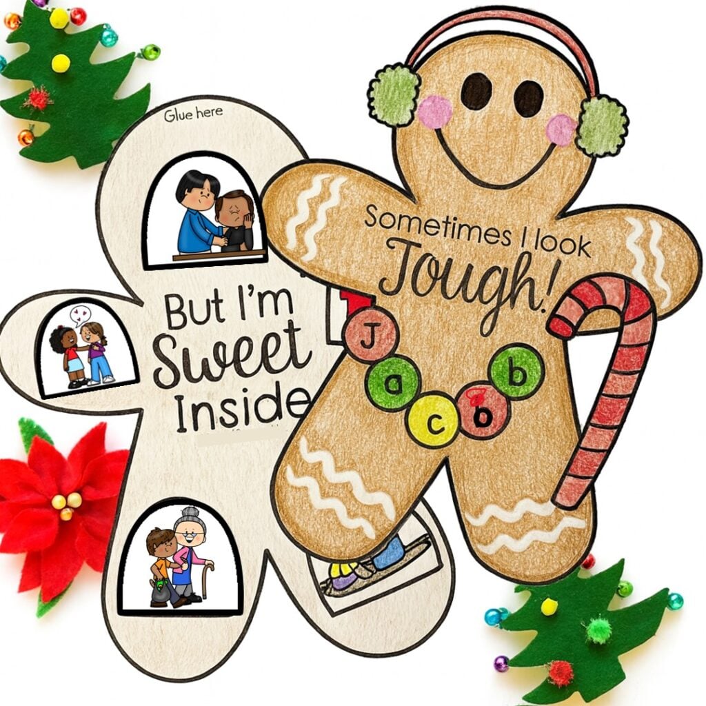 Looking for a fun way to teach kids kindness this season? This adorable SEL gingerbread craft helps children reflect on what makes them sweet inside while learning about kindness and compassion.