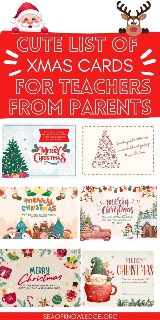 short Christmas wishes for teachers. teacher Christmas card ideas