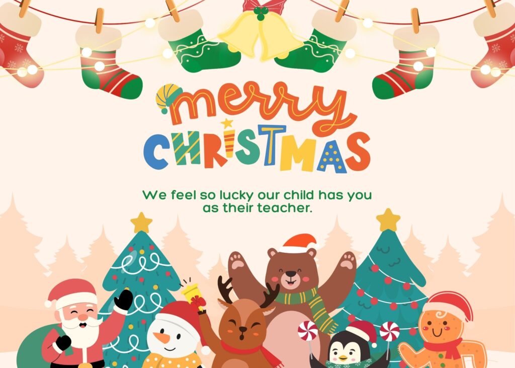 sentimental Christmas wishes for teachers