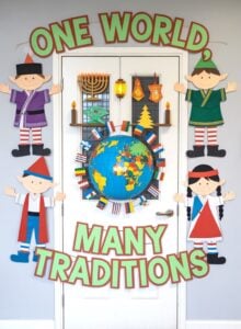 15 Christmas Around the World Classroom Door Ideas (that Students LOVE)