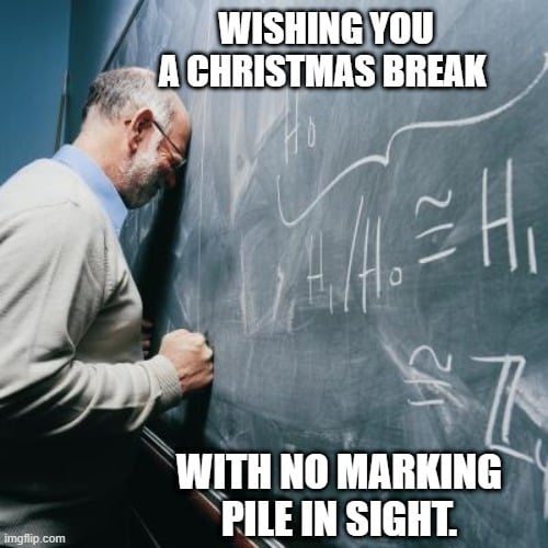 funny Christmas wishes for teachers