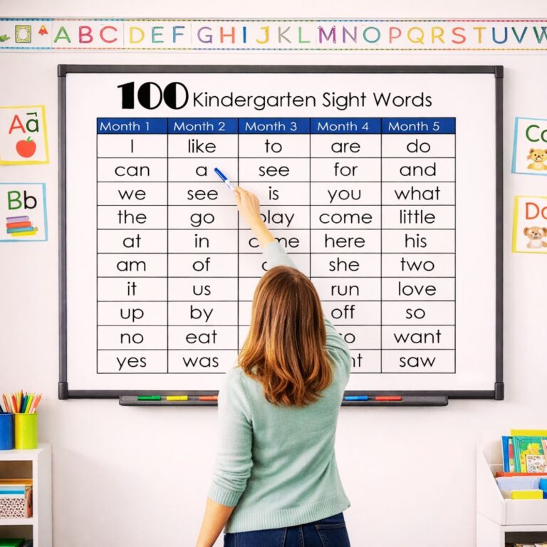 Mastering Kindergarten Sight Word Sentences Worksheets —Even for ...