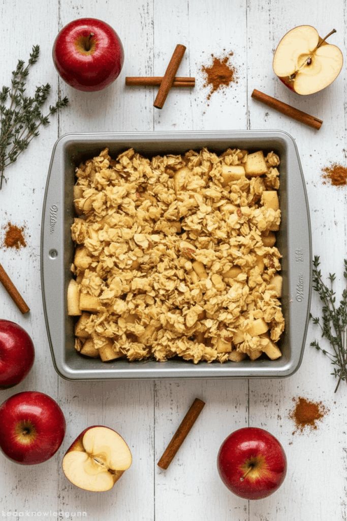 Craving cozy fall desserts? Make this healthy, low-sugar Monk Fruit Apple Crisp with a crunchy almond-oat topping. Tastes like heaven, without the guilt!
