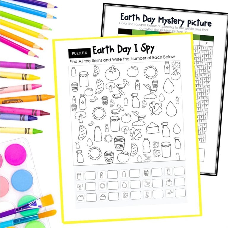 Brain Teasers Worksheet Earth Day (Fun Activities Kids Actually Stay Focused On)