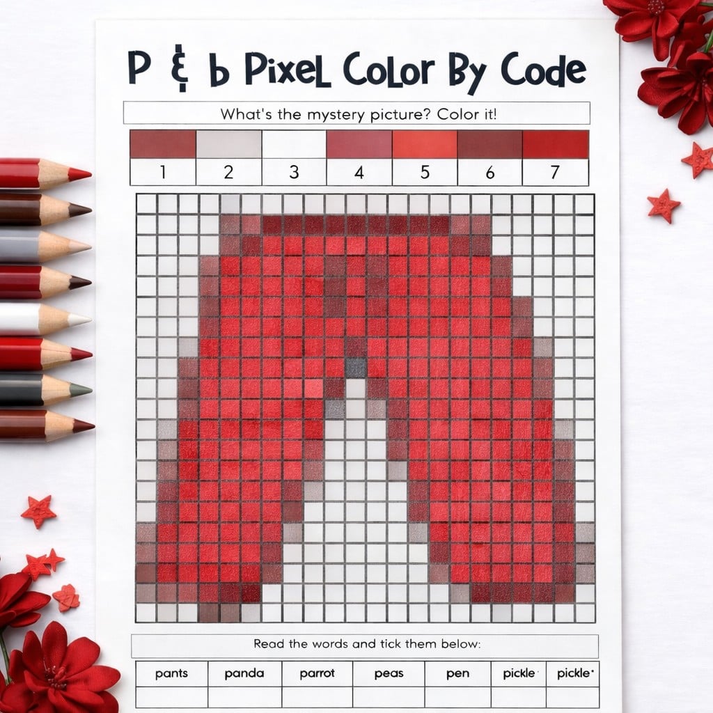 Speech therapy I spy game for practicing p vs b sounds in early learners