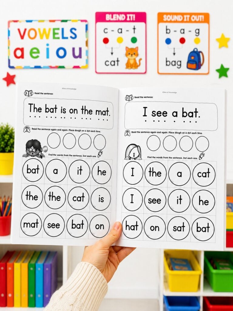 Your child knows letter sounds but still can't read? Discover the missing reading skill that may be holding them back. Learn how to teach blending sounds fast with free printable activities and beginner phonics resources.