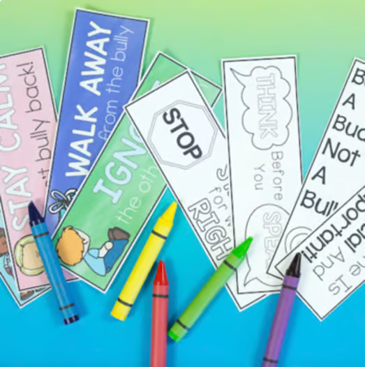 Anti bullying activities for kids printable collection with friendship crafts and social emotional learning tools.