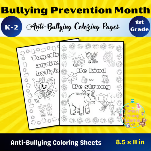 Bullying prevention social story PDF for autism, counseling groups, and SEL lessons.