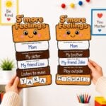 Printable feelings craft for classroom SEL lessons helping children practice self regulation skills and emotional awareness.