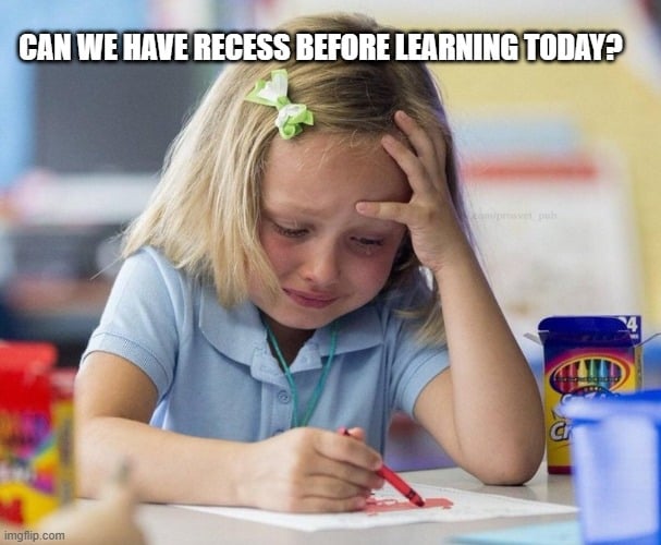 Teacher reading funny student quotes from ages 4 to 9