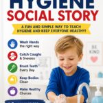 Struggling to teach healthy hygiene habits? This free hygiene social story helps kids learn hand washing, brushing teeth, covering coughs, and daily routines with fun printables and classroom posters.