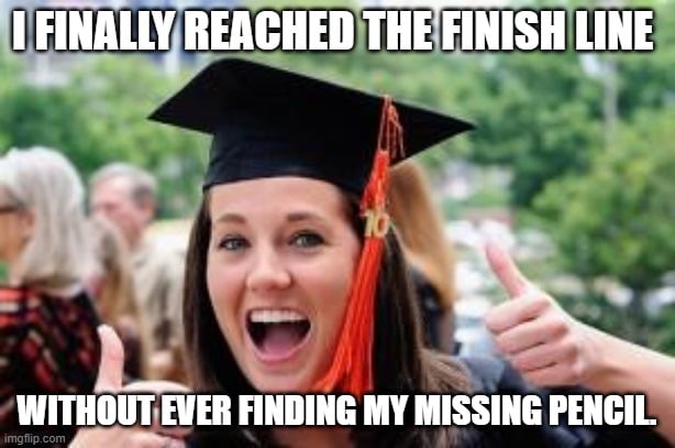 Funny graduation sayings for yearbooks and cards.