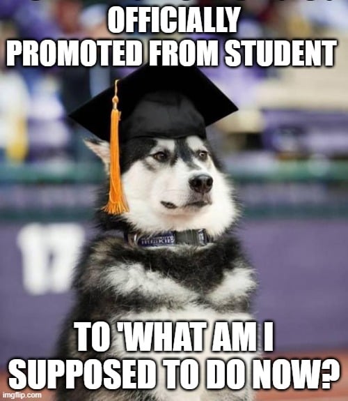 Funny graduation quotes for students leaving school.