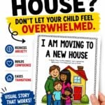 Moving house can leave kids feeling scared, anxious, and overwhelmed. This moving house social story helps children cope with change, reduce anxiety, and adjust to a new home with confidence.
